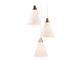  Подвесной светильник TR8433/3 WH/FGD белый/золото E27/3 max 40W D360*800