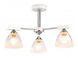  Подвесная люстра TR9091/3 WH/CH белый/хром E27*3 max 40W D570*270