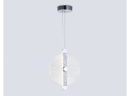  Подвесной светодиодный светильник LH31145 СH/CL хром/прозрачный 13W 3000K 280*60*350