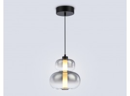  Подвесной светодиодный светильник LH11052 BK/SM черный/дымчатый 12W 3000K D230*265