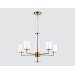  Подвесная люстра LH56011/5 BS/FR латунь/белый матовый E14*5 max 40W D640*1260