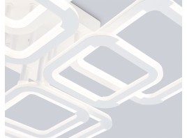  Светильник светодиодный потолочный FA8950/4+4 WH белый 101W 3000-6000K 540*540*120 (ПДУ ИК)
