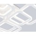  Светильник светодиодный потолочный FA8950/4+4 WH белый 101W 3000-6000K 540*540*120 (ПДУ ИК)