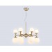  Подвесная люстра LH51050/12 GD/FR золото/белый матовый G9*12 max 28W D550*450