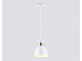  Светильник подвесной в стиле лофт TR8465 WH/FGD белый/золото E27 max 60W D130*1000