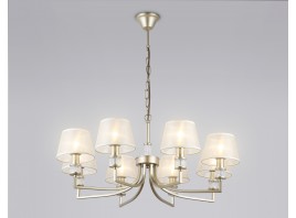  Подвесная люстра с абажурами LH71217/8 CGD золото E14/8 max 40W D790*750