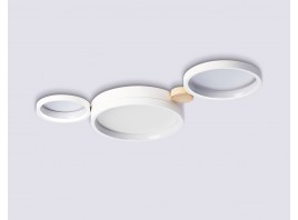  Настенно-потолочный светодиодный светильник с пультом FL4812/3 WH белый 3000K-6400K 45W 620*290*55 (ПДУ ИК)