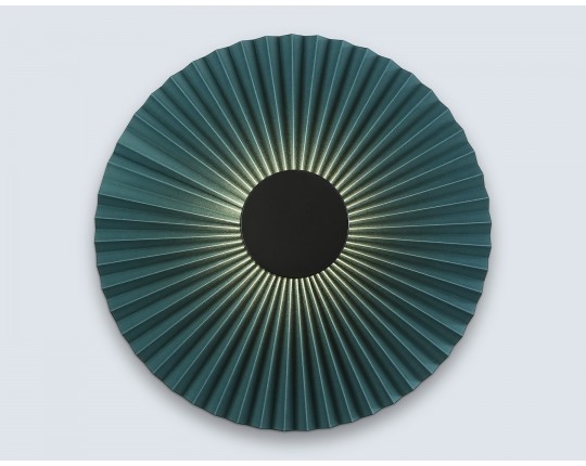  Настенный светодиодный светильник LH72645 BK/DB черный/синий 6W 3000K D300*100