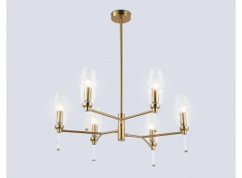  Люстра на штанге LH55201/6 BS/CL латунь/прозрачный E14*6 max 40W D660*520