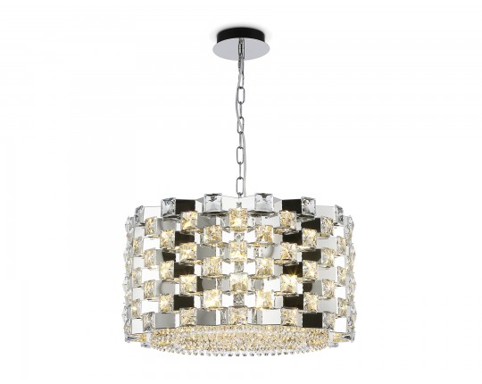  Подвесная люстра с хрусталем LH41001/12 CH/CL хром/прозрачный E14*12 max 40W D540*290