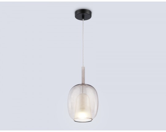  Подвесной светильник LH11125 BK/WH/TI черный/белый/янтарь E27 max 60W D175*310