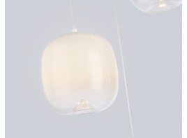  Подвесной светодиодный светильник LH11096/3 WH/FR белый/белый матовый 12W 3000K D350*1505