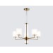  Подвесная люстра LH56011/5 BS/FR латунь/белый матовый E14*5 max 40W D640*1260