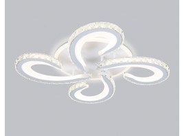  Потолочный светодиодный светильник с пультом FA1702/4 WH/CH белый/хром 121W 3000K-6400K 560*560*90 (ПДУ РАДИО 2.4G)