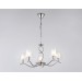  Подвесная люстра LH57081/5 SN/FR никель/белый матовый E14/5 max 40W D690*790