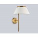  Настенный светильник с абажуром LH72475 BS/WH латунь/белый Е14 max 40W 300*260*400