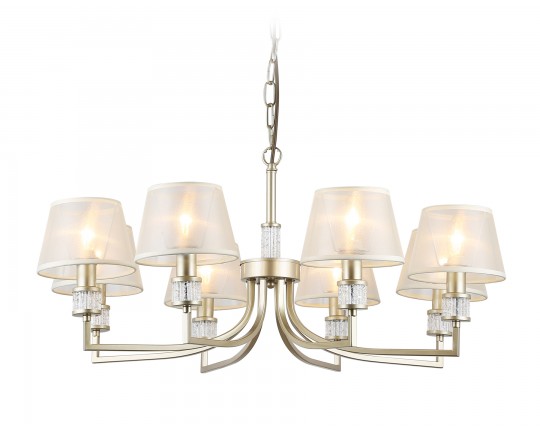  Подвесная люстра с абажурами LH71217/8 CGD золото E14/8 max 40W D790*750