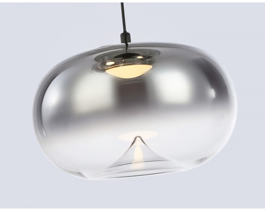  Подвесной светодиодный светильник LH11099/3 BK/SM черный/дымчатый 12W 3000K D350*1505