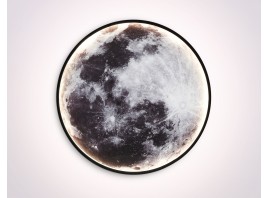  Настенно-потолочный светодиодный светильник FW11112 BK черный 25W LED 3000-6400K D400*38