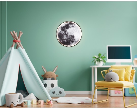  Настенно-потолочный светодиодный светильник FW11113 BK черный 31W LED 3000-6400K D500*38