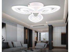  Потолочный светодиодный светильник с пультом FA4545/3 WH белый 3000K-6400K 38W 425*385*75 (ПДУ ИК)