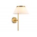  Настенный светильник с абажуром LH72475 BS/WH латунь/белый Е14 max 40W 300*260*400