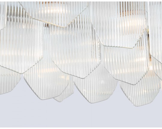  Подвесной светильник LH31255/12 BS/CL латунь/прозрачный E14*12 max 40W 1000*340*270