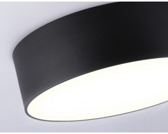 Светильник светодиодный потолочный FV5521 BK черный LED 26W 3000K D220*58 (Без ПДУ)