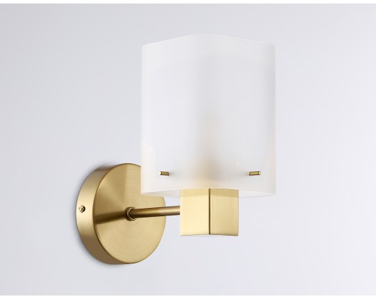  Настенный светильник LH57035 BS/SM латунь/дымчатый E14 max 40W 195*110*185