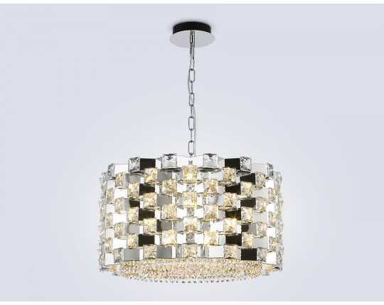  Подвесная люстра с хрусталем LH41001/12 CH/CL хром/прозрачный E14*12 max 40W D540*290