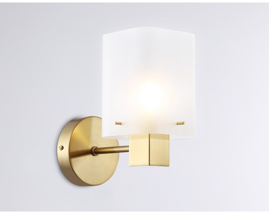  Настенный светильник LH57035 BS/SM латунь/дымчатый E14 max 40W 195*110*185