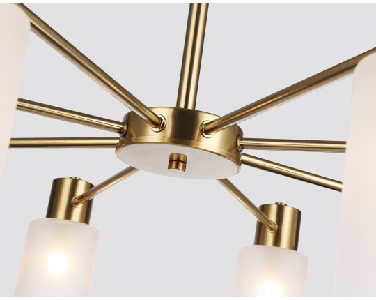  Подвесной светильник TR9584/8 BS латунь E14*8 max 40W 720*720*385