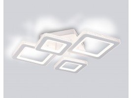  Потолочный светодиодный светильник с пультом FA8878/2+2 WH белый 3000K-6400K 88W 710*520*125 (ПДУ ИК)