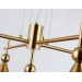  Подвесная люстра LH55276/5 BS/FR латунь/белый матовый E14*5 max 40W D520*1390