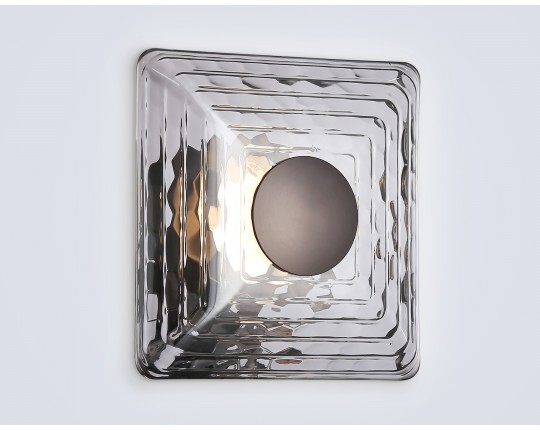  Настенный светодиодный светильник LH31037 GR/SM серый/дымчатый 6W 3000K 150*150*85