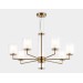  Подвесная люстра LH56013/7 BS/FR латунь/белый матовый E14*7 max 40W D790*1260