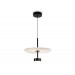  Подвесной светодиодный светильник LH72601 BK/WH черный/белый 6W 3000K D300*260-1770