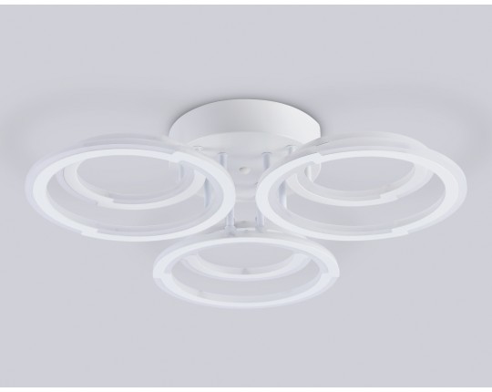  Светильник светодиодный потолочный FA8943/3+3 WH белый 79W 3000-6000K D580*120 (ПДУ ИК)