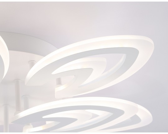  Потолочный светодиодный светильник с пультом FA4547/3+3 WH белый 3000K-6400K 113W 650*470*110 (ПДУ ИК)