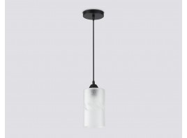  Светильник подвесной со стеклянным плафоном TR3411 BK черный E27 max 60W D120*1000