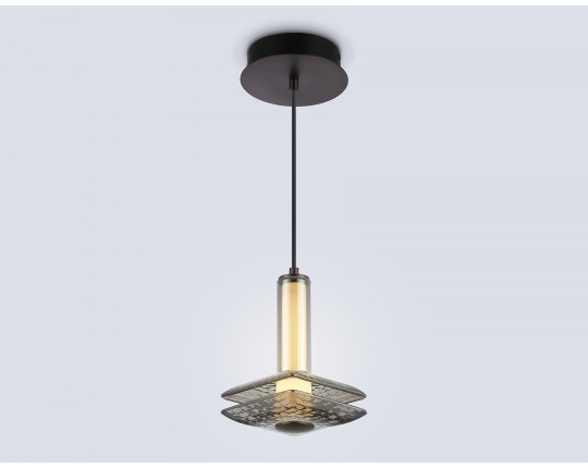  Подвесной светодиодный светильник LH31003 GR/SM серый/дымчатый 10W 3000K 150*150*240