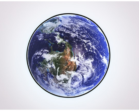  Настенно-потолочный светодиодный светильник FW11131 BK черный 15W LED 3000-6400K D240*38