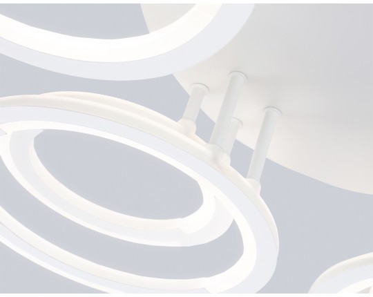  Светильник светодиодный потолочный FA8944/5+5 WH белый 132W 3000-6000K D735*115 (ПДУ ИК)