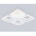  Светильник светодиодный потолочный FA8948/4+4 WH белый 101W 3000-6000K 485*485*120 (ПДУ ИК)