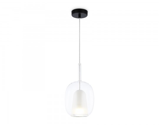  Подвесной светильник LH11121 BK/WH/CL черный/белый/прозрачный E27 max 60W D175*310