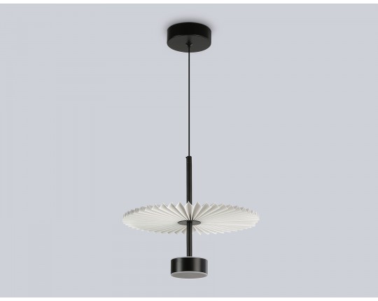  Подвесной светодиодный светильник LH72601 BK/WH черный/белый 6W 3000K D300*260-1770