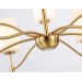  Подвесная люстра LH56054/6+3 BS/FR латунь/белый матовый E14*9 max 40W D765*1060