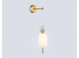  Настенный светильник со сменной лампой LH53108 BS/GR/FR латунь/серый/белый матовый G9 max 28W 100*200*570