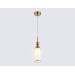  Подвесной светильник LH55271 BS/FR латунь/белый матовый E14 max 40W D65*1500