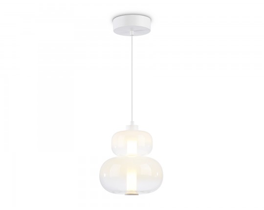  Подвесной светодиодный светильник LH11051 WH/FR белый/белый матовый 12W 3000K D230*265